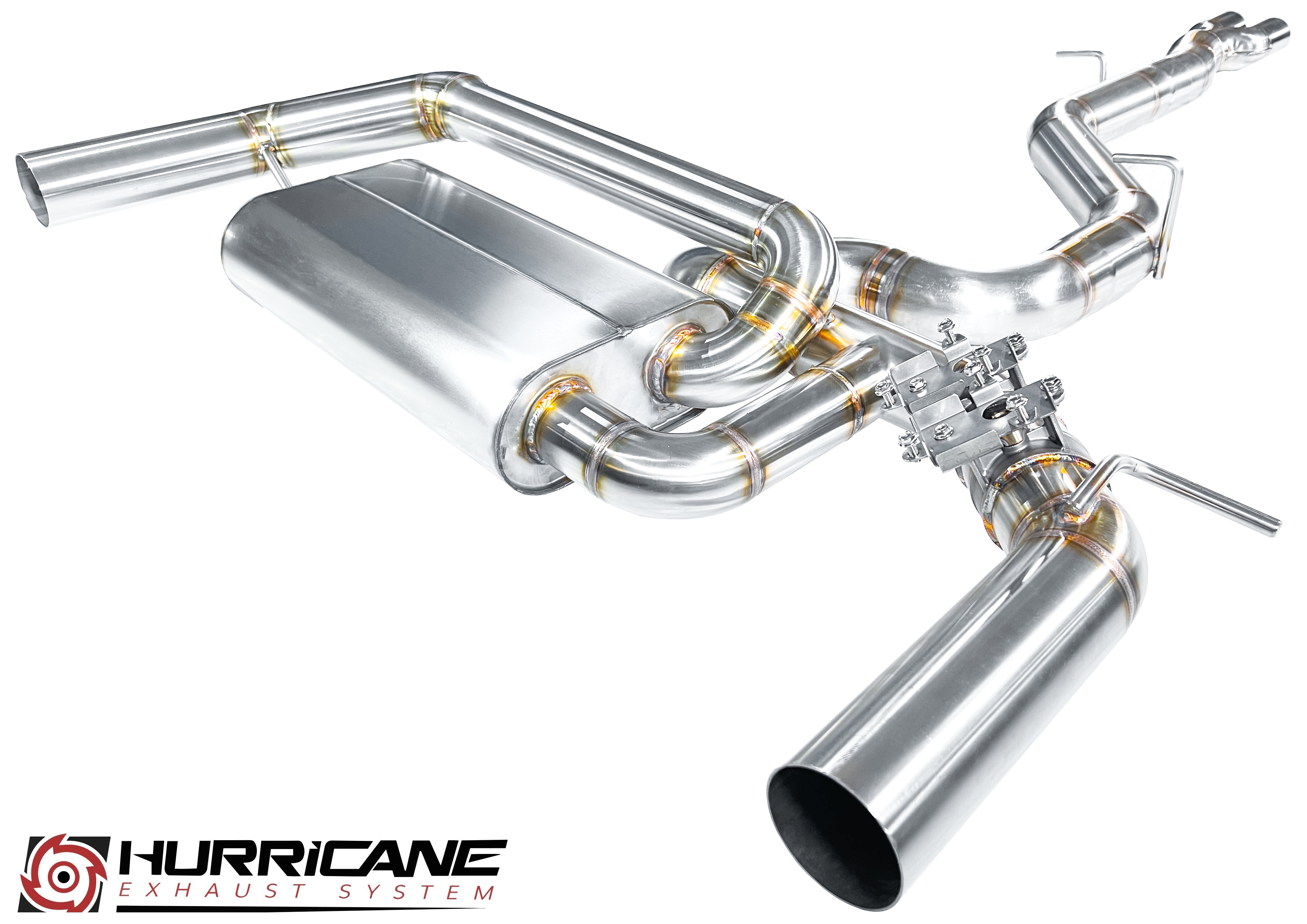 Hurricane 3,5" Abgasanlage für Audi RS3 8V 400PS FL Limo. nonOPF
