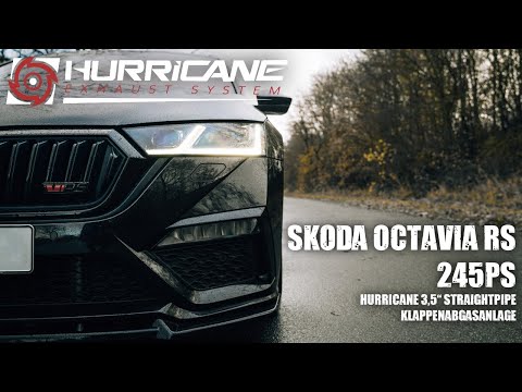 Hurricane 3,5" Abgasanlage für Skoda Octavia RS NX 245PS OPF 