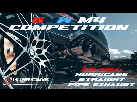 Hurricane 3,5" Abgasanlage für BMW M4 F83 Competition 450PS 