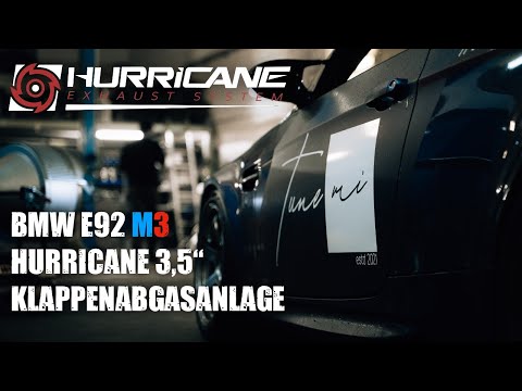 Hurricane 3,5" Abgasanlage für BMW M3 E93 Cabrio