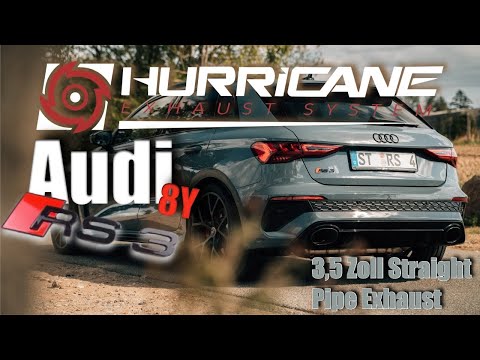 Hurricane 3,5" Abgasanlage für Audi RS3 8Y 400PS Sportback