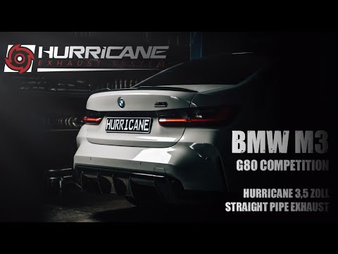 Hurricane 3,5" Abgasanlage für BMW M3 G80 480PS